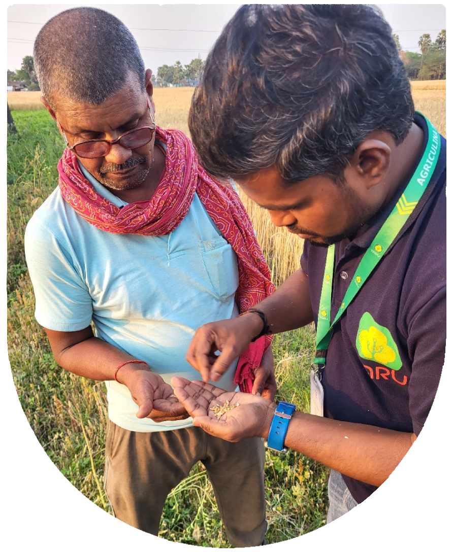 Farmer with Fresh Produce